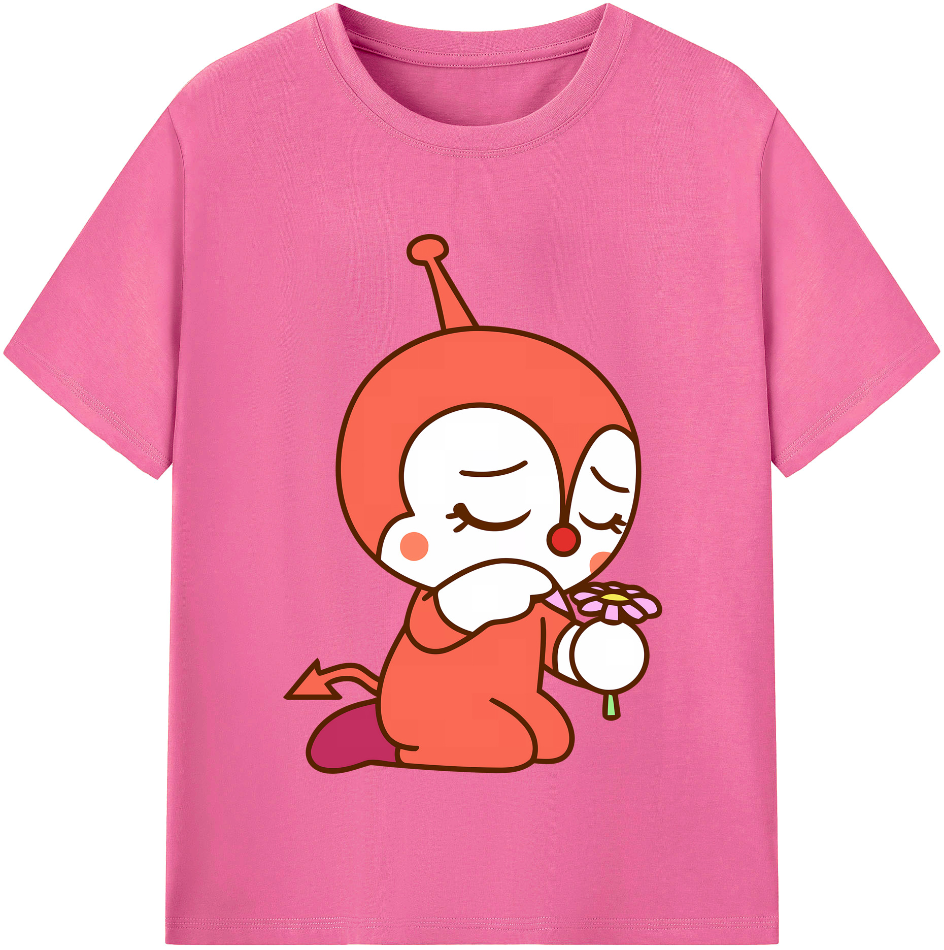 （画像用） アンパンマン Anpanman レディースカジュアルプリントTシャツ（綿100％）